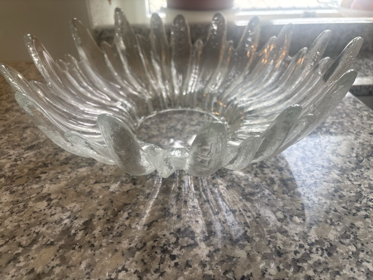 Bicchieri: Schöne Glasschale im Blumendesign – Usato da rheineck venduto da Neshi06 4