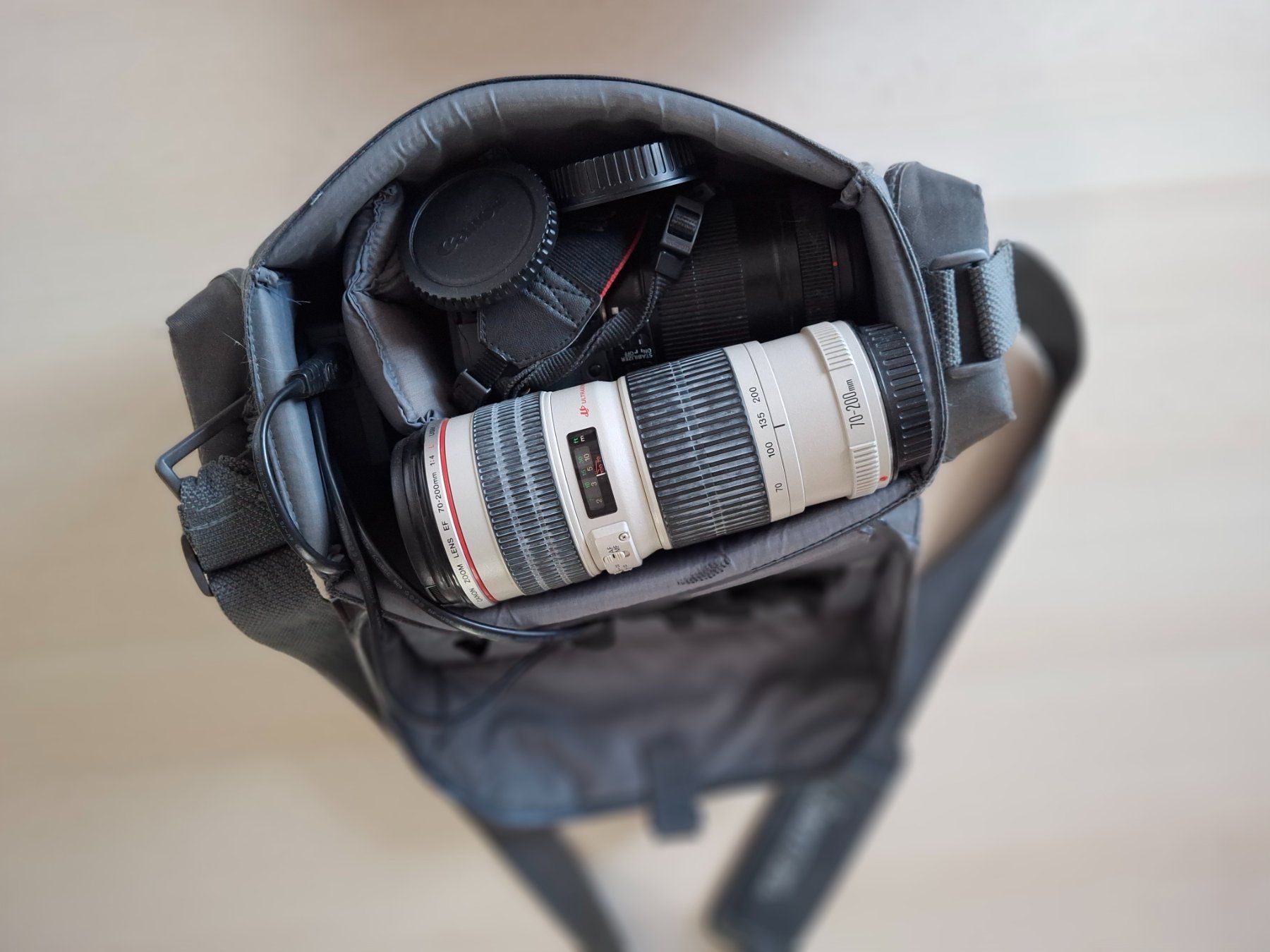 Canon Appareil photo: Canon EOS Digitalkamera mit Objektiv und Tasche etc – D'occasion à Walterswil SO par peiper2 8