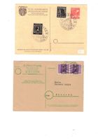 Deutsche Post Postkarten Ueberdruck Posthorn Schnäppchen rar
