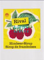 Etikette - Himbeer-Sirup "Rival" /bd