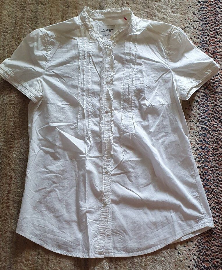 Esprit Camicette: Esprit weisse Bluse. Grösse 38 – Nuovo (secondo la descrizione) da Unterentfelden venduto da LookoutMt