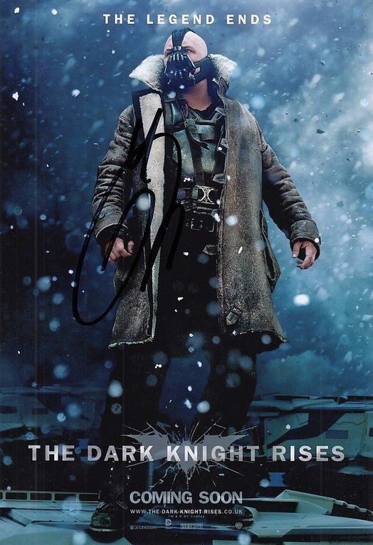 Autografi: DARK KNIGHT RISES Tom HARDY AUTOGRAMM – Usato da Egg b. Zürich venduto da Dbunny