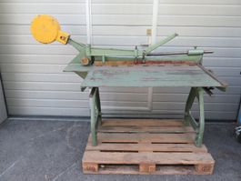 Spengler Blech Hand Tafelschere mit Tiefenanschlag , WIMBER