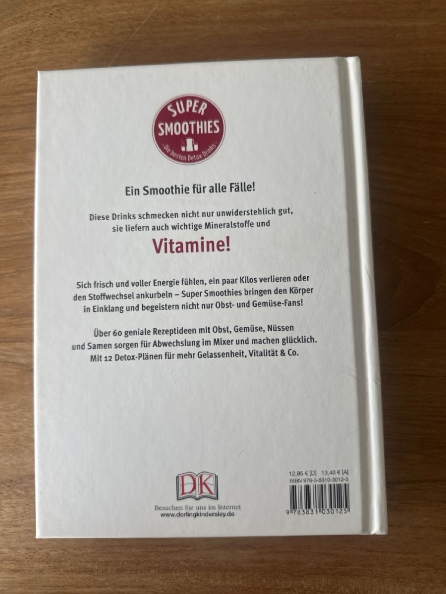 Bücher: Smoothies Buch – Gebraucht aus Zürich von sommer121 1