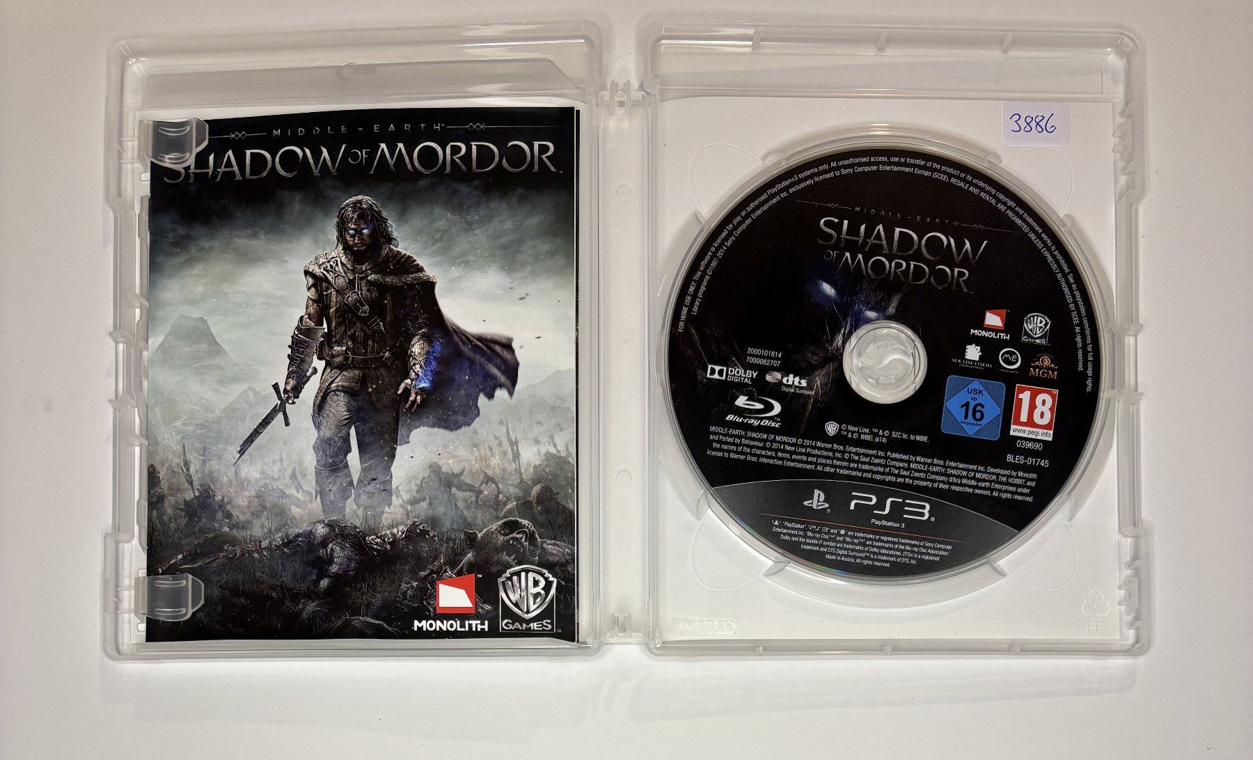 Jeux: PS3 - Middle-Earth: Shadow of Mordor – D'occasion à Allschwil par Bullach 1
