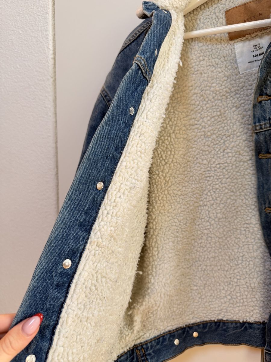H&M Giacche: Jeans Jacke mit Teddyfutter, Grösse XS – Usato da Sempach venduto da ljnaelena 1