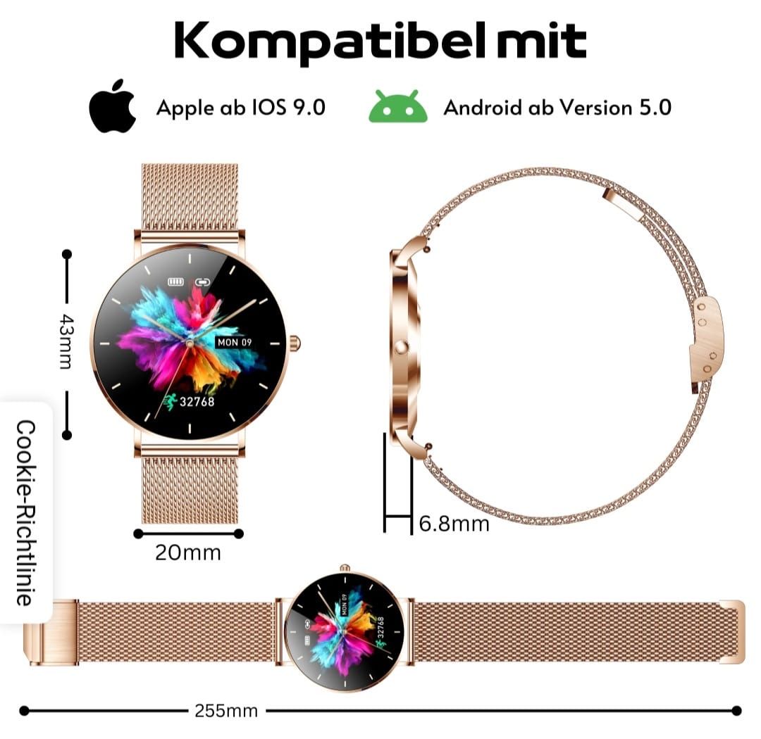 Smartwatch: Zen Watch Smartwatch Rose Gold – Usato da Merenschwand venduto da ___niggi___ 5