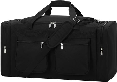 Sporttasche 55L Reisetasche Gym Tasche Weekender Schwarz