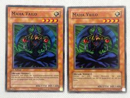 2x Maha Vailo Yu-Gi-Oh Karte