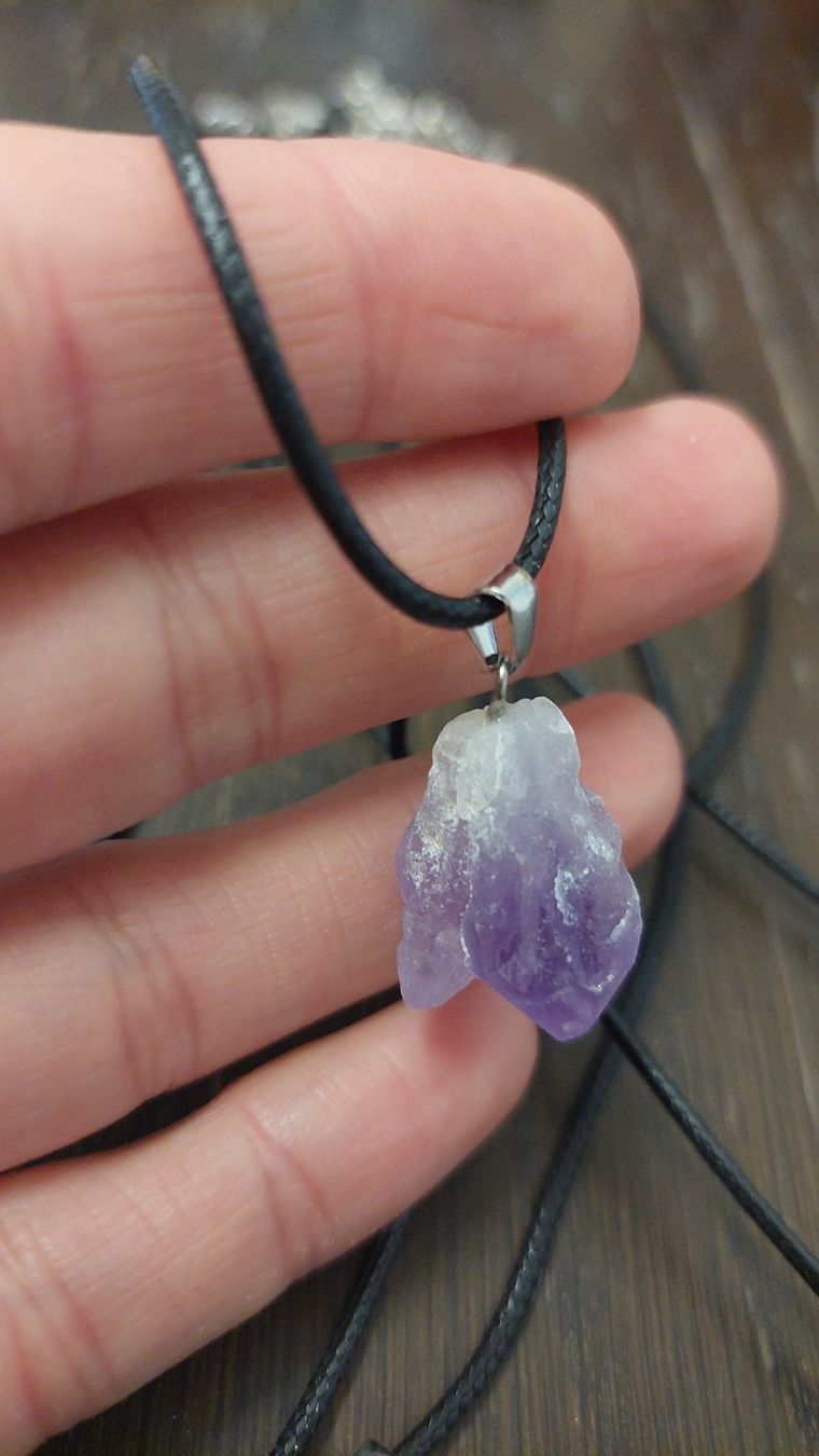 Catenine: naturstein Kette/Amethyst Halskette – Nuovo e nell'imballaggio originale da Basel venduto da O-MEGA