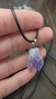naturstein Kette/Amethyst Halskette