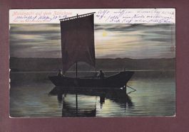 ZÜRICHSEE - Segelschiff - Mondnacht - 1903