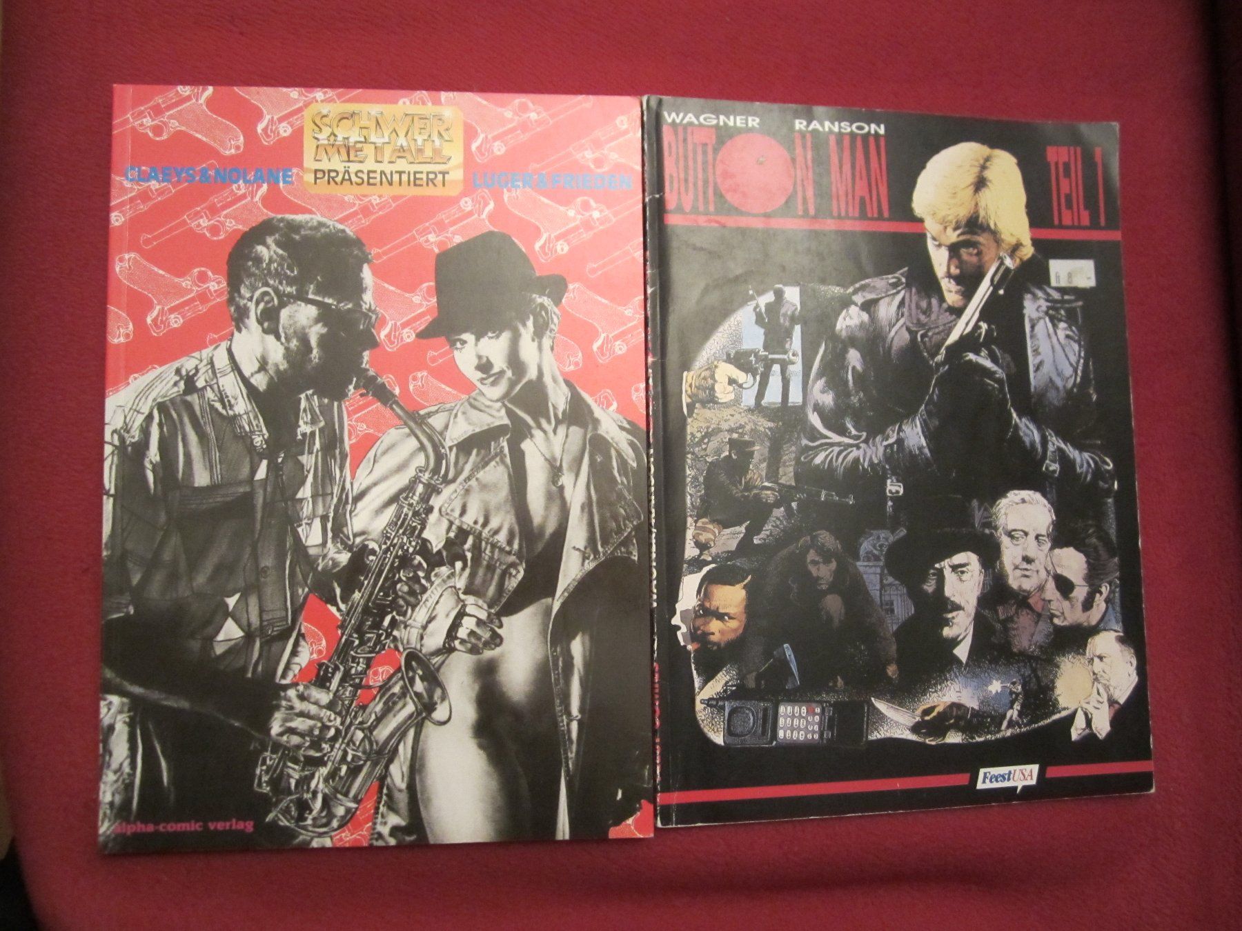 Fumetti: 2x Kult Comics "Nolan" & "Harry Run" von Claeys/Ranson – Usato da Volketswil venduto da nemo2000
