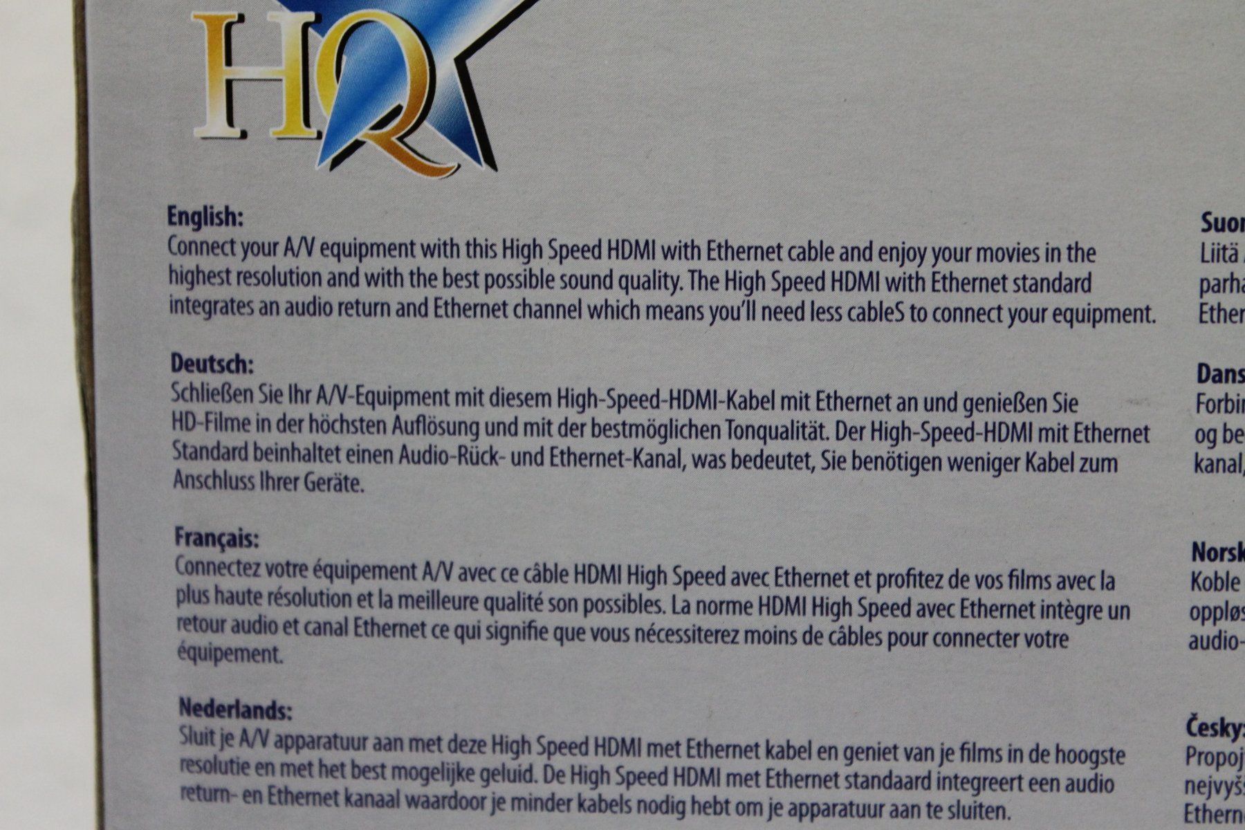 Cavi: HDMI Kabel 10m – Nuovo e nell'imballaggio originale da Hochdorf venduto da av-electronics 4
