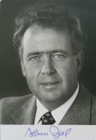 Hans Apel (1932-2011) Politiker - Autogramm