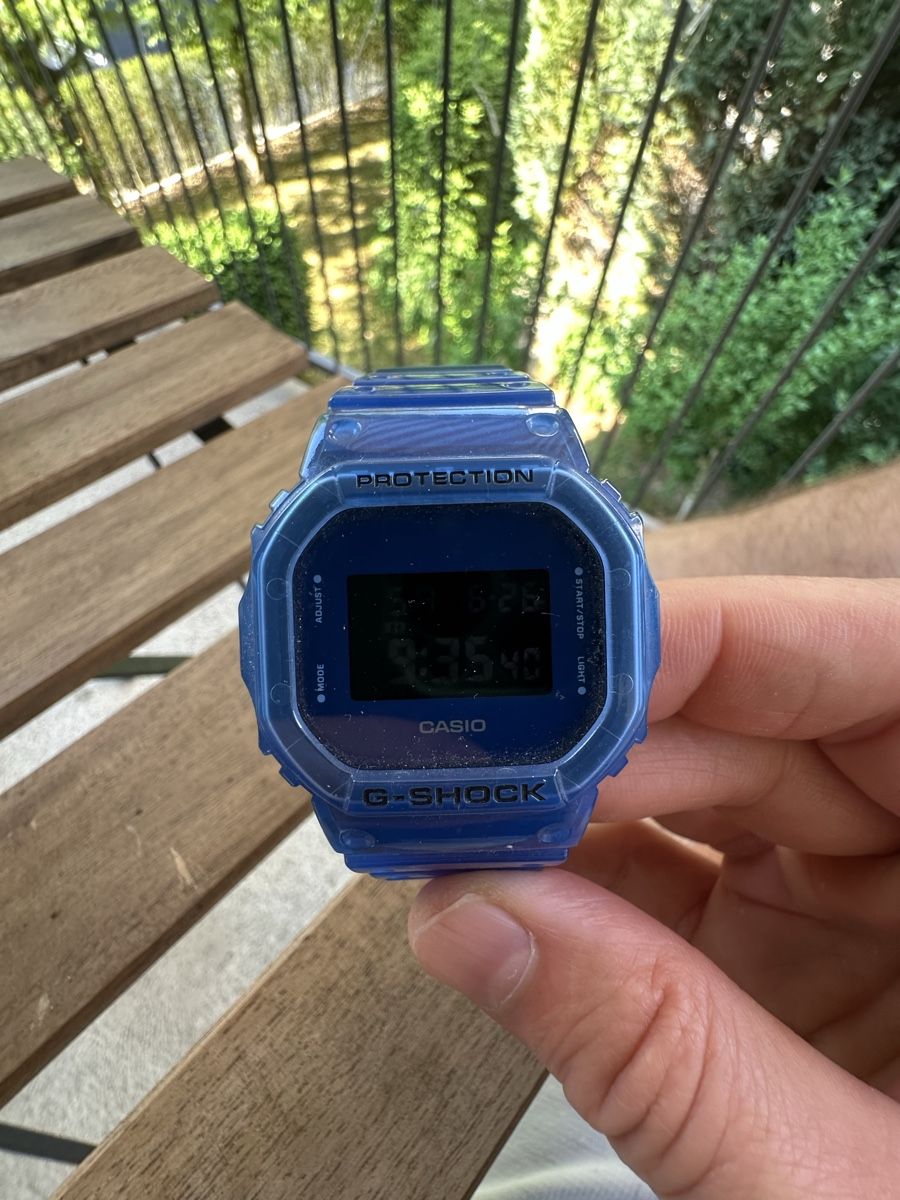 Casio Orologi: Casio G-Shock Blue Skeleton – discontinued – Usato da Zürich venduto da che_5rs8 2