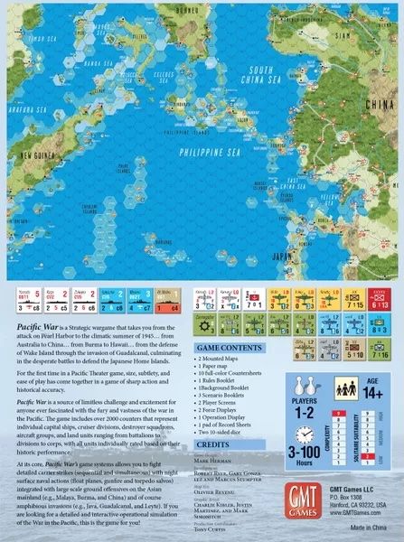Giochi: Pacific War GMT new in wrap – Nuovo e nell'imballaggio originale da Bern venduto da feder17 1