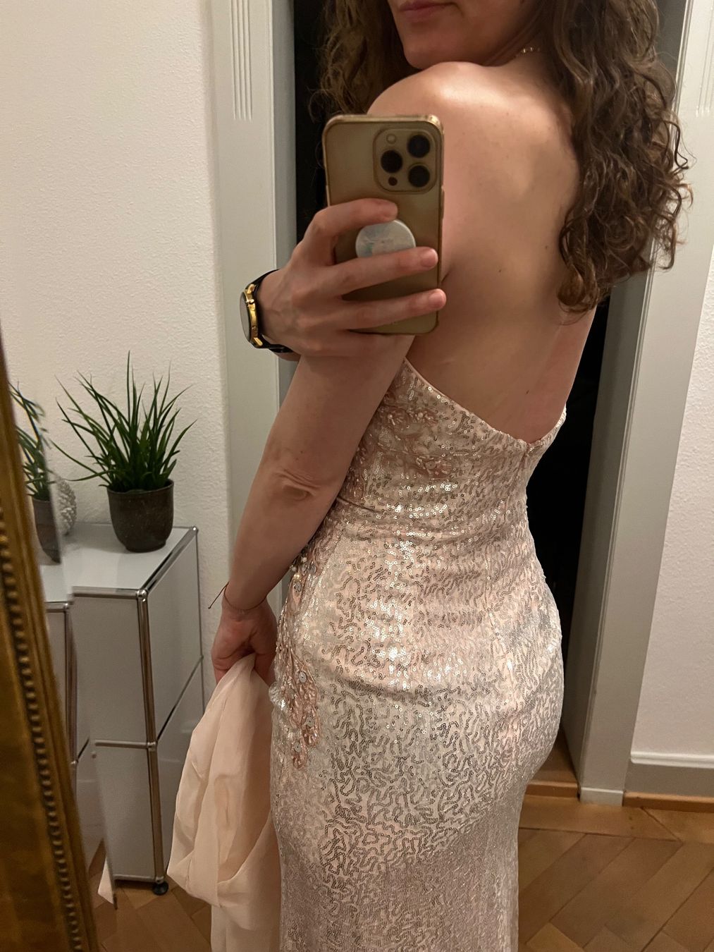 Vestiti: Glitzerndes Abendkleid mit Stola, Grösse 36-38 – Usato da Zürich venduto da dr.s 1