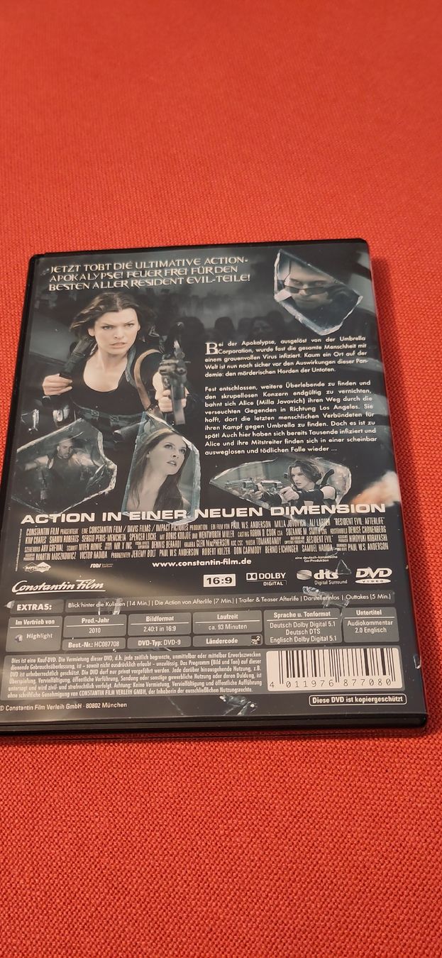 Tutti i DVDs: Resident Evil: Afterlife – Usato da Zürich venduto da Heldel 2