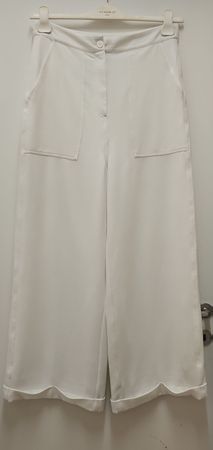 Super breite Beinhosen weiß sehr elegant
