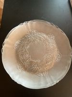 Vintage Arcoroc France Fleur Teller Speiseteller Glas 25cm