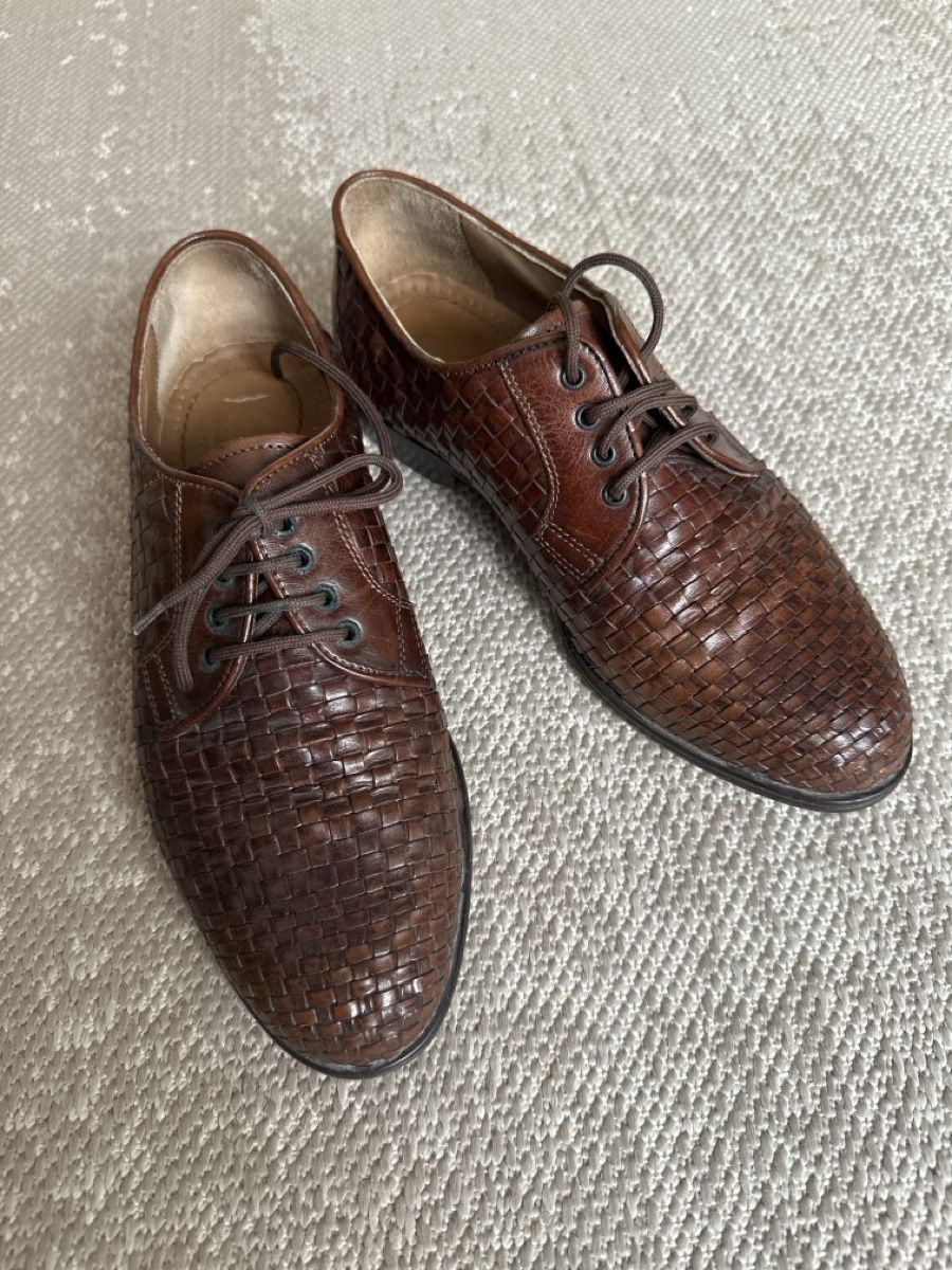 Scarpe da uomo: Lederschuhe in Braun, Gr. 41 – Usato da Safnern venduto da tim_q286