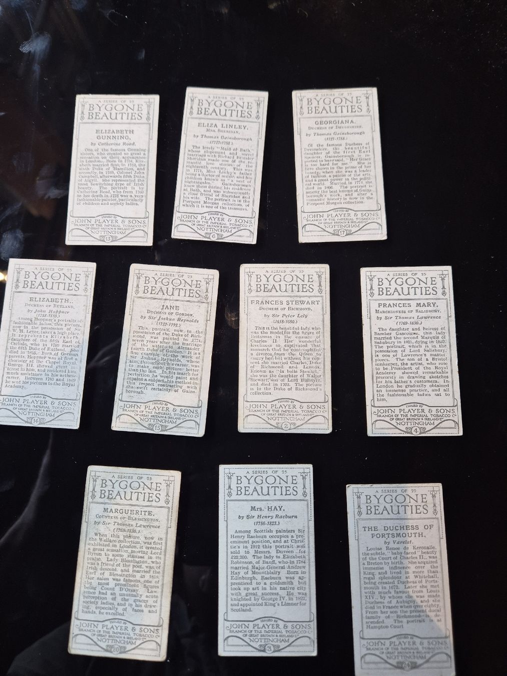 Sammelbilder & Trading cards: Zigarettenbilder Bygone Beauties lot 14 – Gebraucht aus Hofstetten BE von hillhood 1