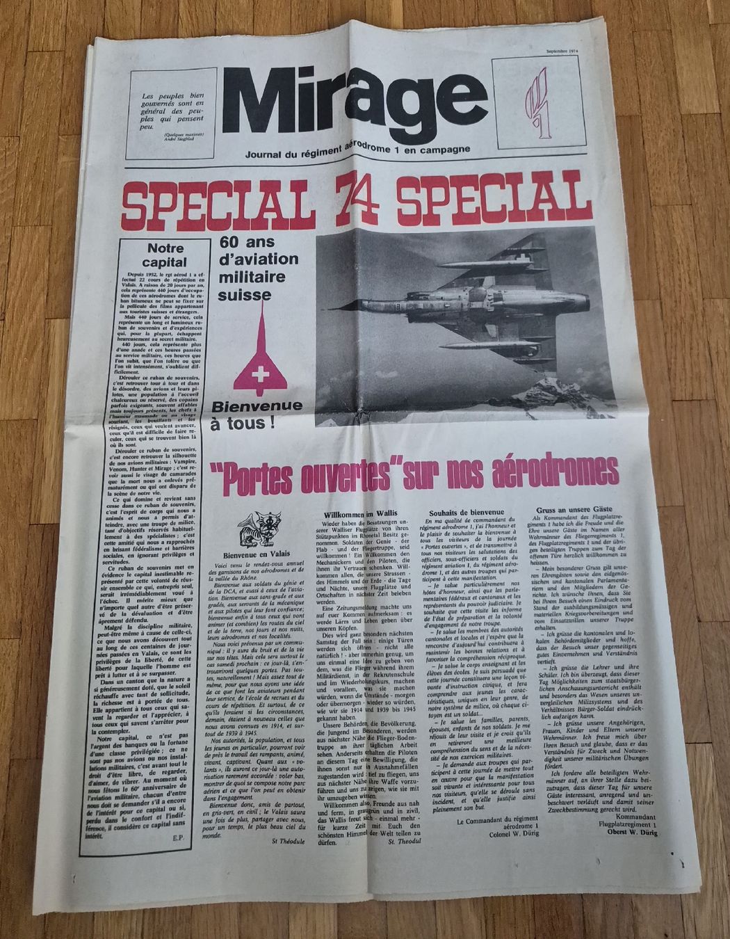 Zeitschriften & Magazine: Journal Mirage 1974 – Neu (gemäss Beschreibung) aus Onex von pie_bx5h