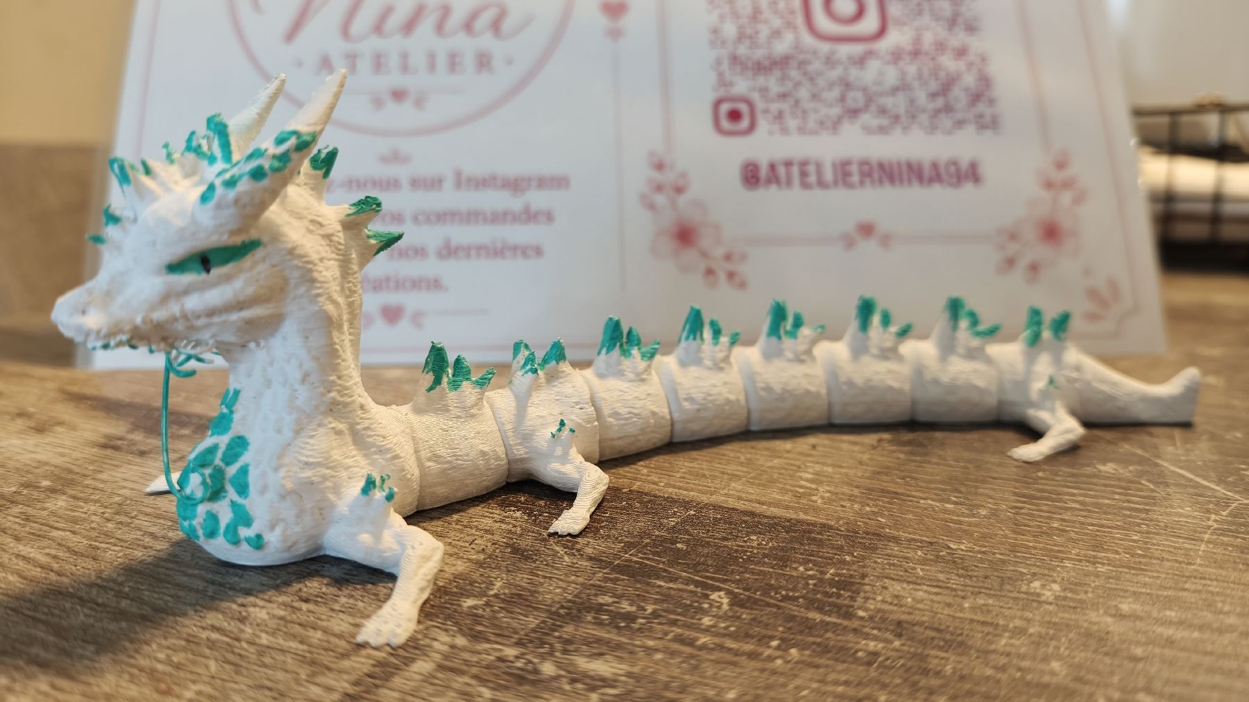 Figuren: Dragon articulé imprimé en 3D – Gebraucht aus Domdidier von Nina_Atelier
