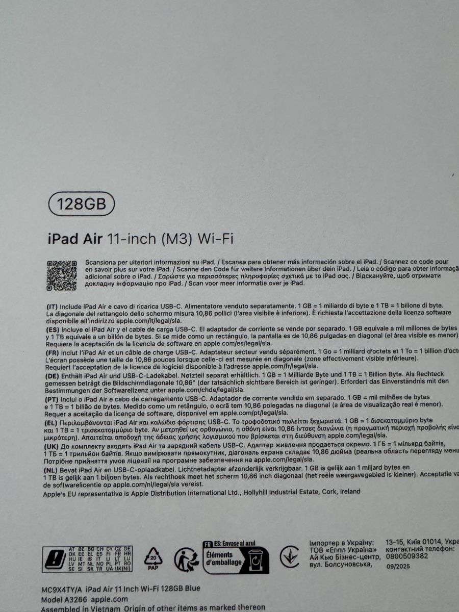 Apple Tablet PC: iPad 2025 11’ M3 Bleu – Gebraucht aus Les Reussilles von zha_8z2d 8