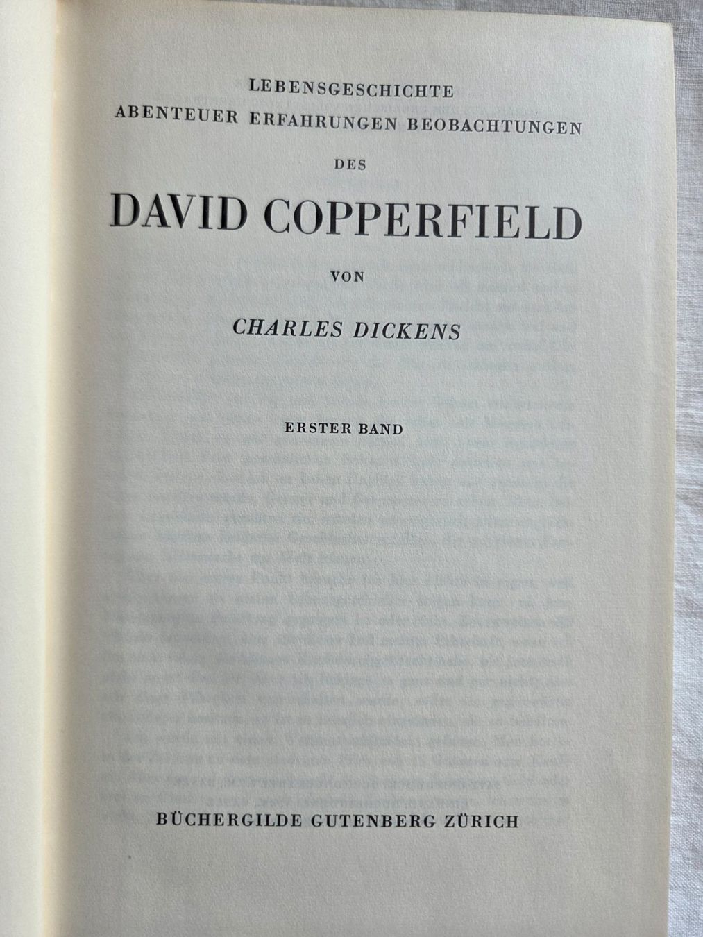 Bücher: David Copperfield von Charles Dickens 2 Bände Bucher Gild... – Gebraucht aus Bettingen von Wedgetail-Eagle2 2