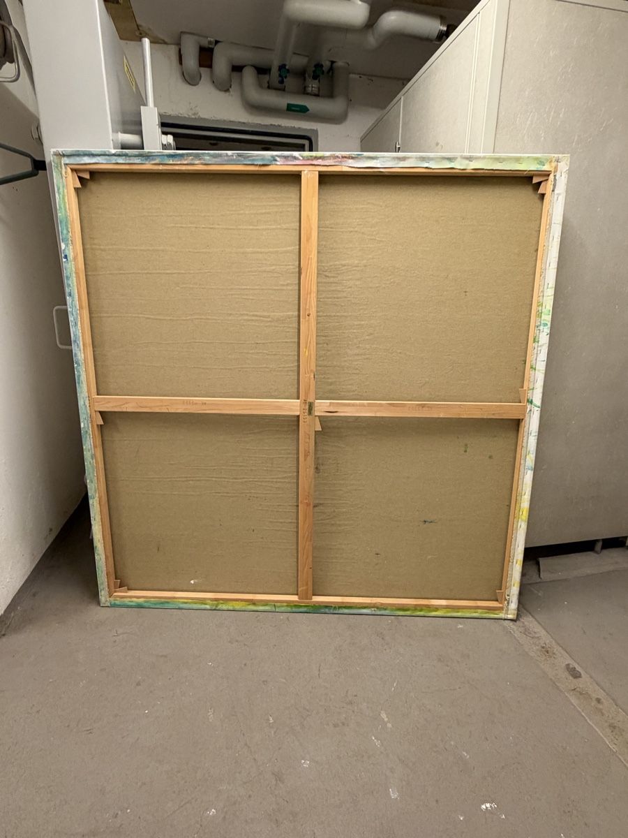 Cornici: 2 Leinwände 153x153x4 cm – Usato da Au ZH venduto da parabellum60 3