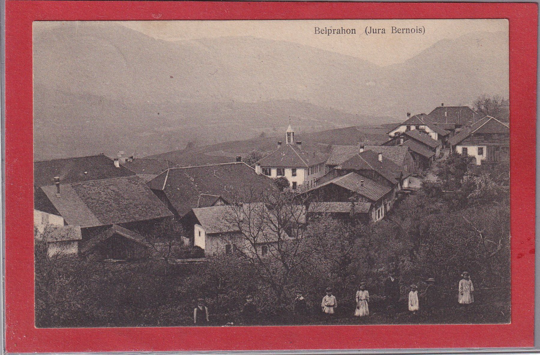 Ansichtskarten: Belprahon - Promenade du dimanche - 1911 – Gebraucht aus Orvin von Pyaeschli