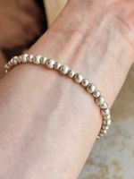 Silberarmband Kugelarmband, elastisch (18.8 cm)
