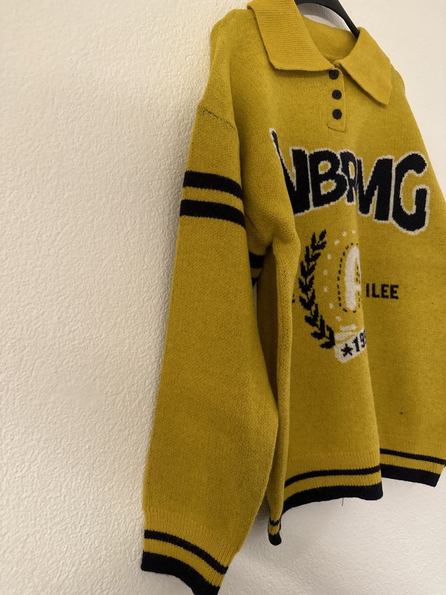 Pullover & Sweatshirts: Gelber Vintage UNBRMG Pullover Grösse L – Neu (gemäss Beschreibung) aus Solothurn von Ib1a 2