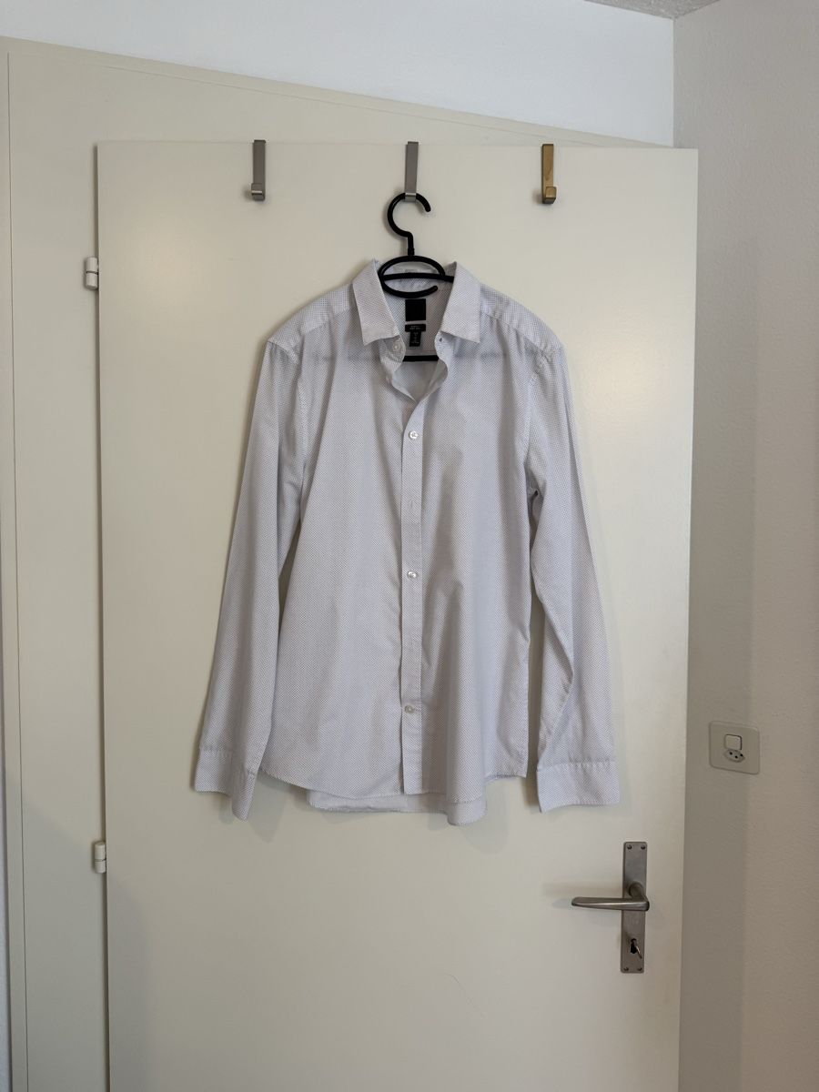 Camicie: Hemd slim fit weiss Gr. M – Usato da Luzern venduto da vqu_8gks 2