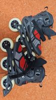 Inline Skates schwarz rot für Erwachsene guter Zustand