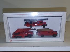 Wiking Modellbau Feuerwehr Set, Vintage. Neu. (nov554)