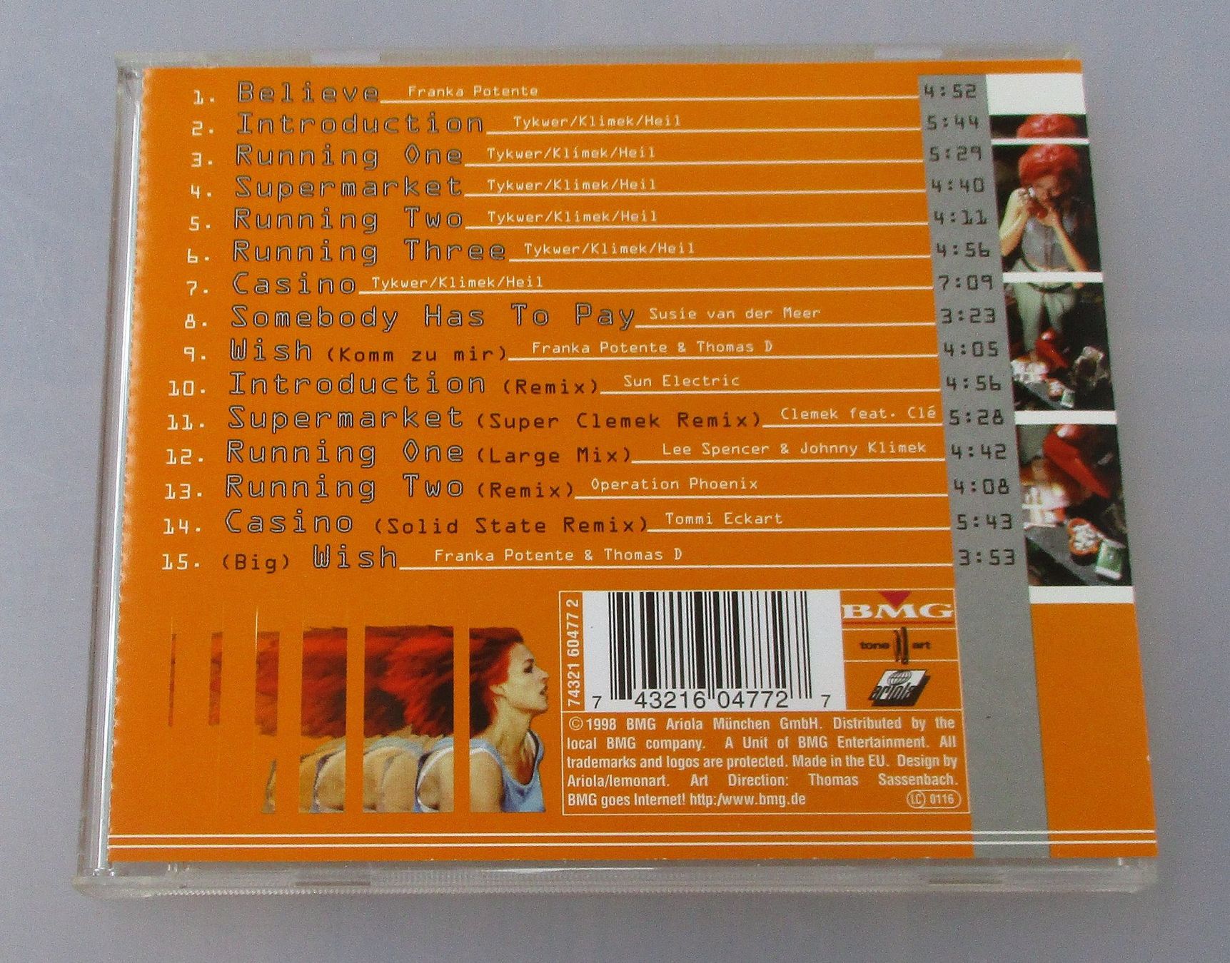 CD: TOM TYKWER - Lola rennt Soundtrack – Usato da Wattwil venduto da Muriel11 1