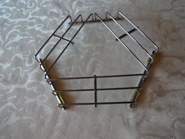 Moderner Chromstahl-Untersetzer - NEU