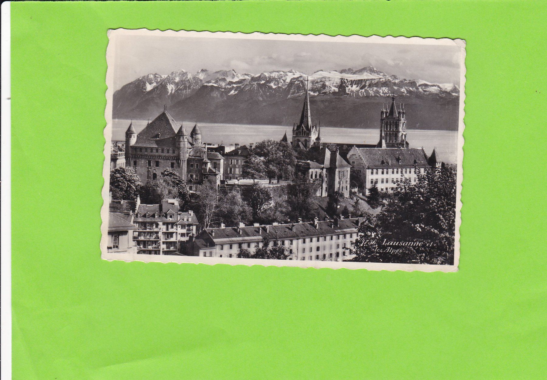 Ansichtskarten: Lausanne – Gebraucht aus St. Peterzell von neckertal