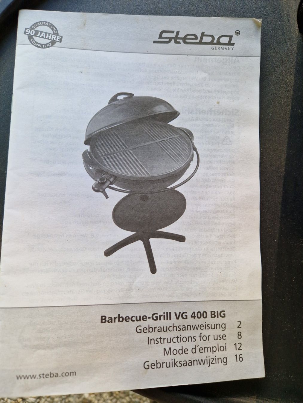 Steba Griglie: Grill barbecue VG400 – Usato da Yverdon-les-Bains venduto da tan_7dbx 3