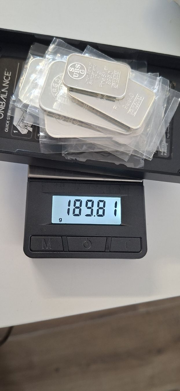 Metalli preziosi: Lot de lingots argent Argor Heraeus  – Usato da Roche VD venduto da Monde001 2