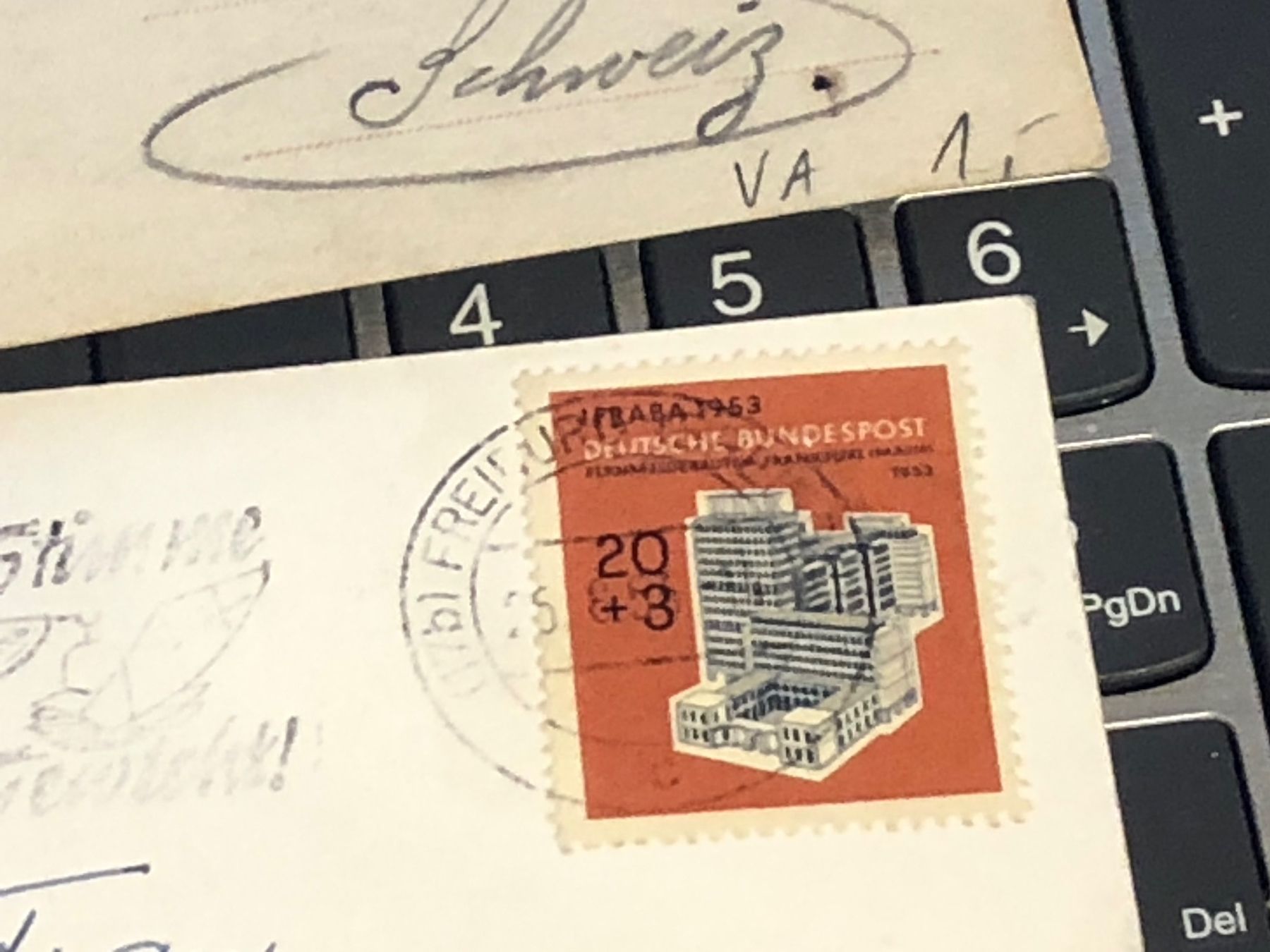 Cartoline postali: Lot mit 6 Ansichtskarten aus BADEN-Württemberg, teure Marken – Usato da Lufingen venduto da Rac0 6