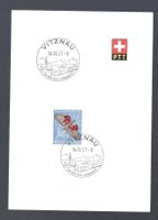 PTT Bögli mit Sst VITZNAU 14.XII.57