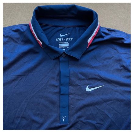 Nike Roger Federer RF 2012 US Open Polo Tennis Shirt