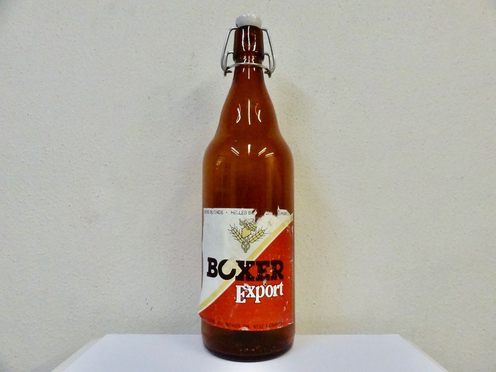 Bierflasche BRAUEREI BRASSERIE BOXER EXPORT ROMANEL 1971 Kaufen auf