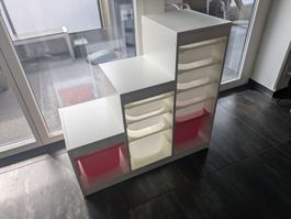 IKEA TROFAST Regalrahmen mit Boxen