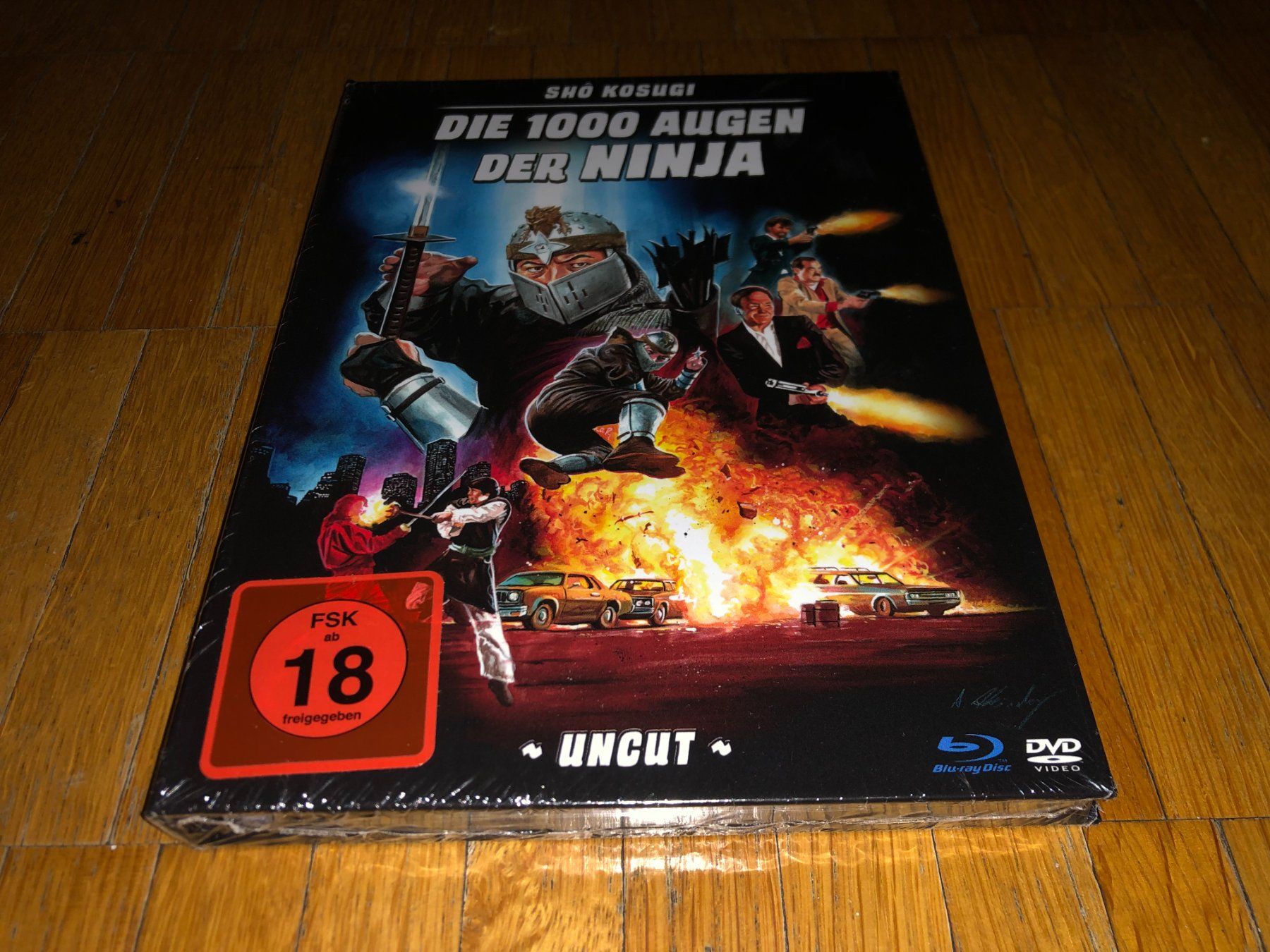 Tutti i DVDs: Ninja 1,2,3 & 4 - 4 MEDIABOOKS - UNCUT – Nuovo e nell'imballaggio originale da Basel venduto da havsok 3