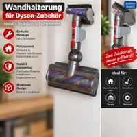 Doppel-Wandhalterung für Dyson-Zubehör–Stylisch&platzsparend